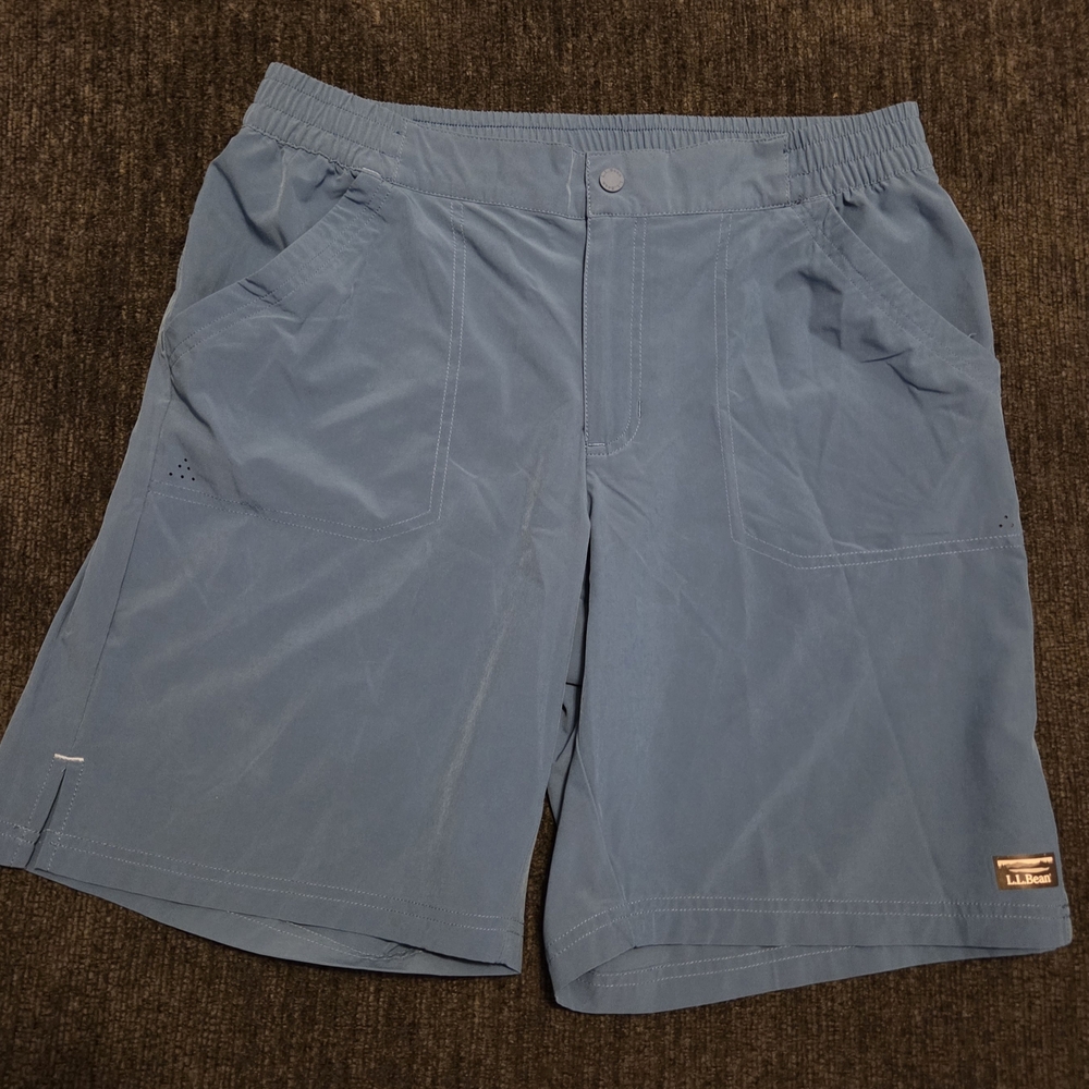 L.L. Bean Women's Athletic Shorts in Slate Blue. Size 12